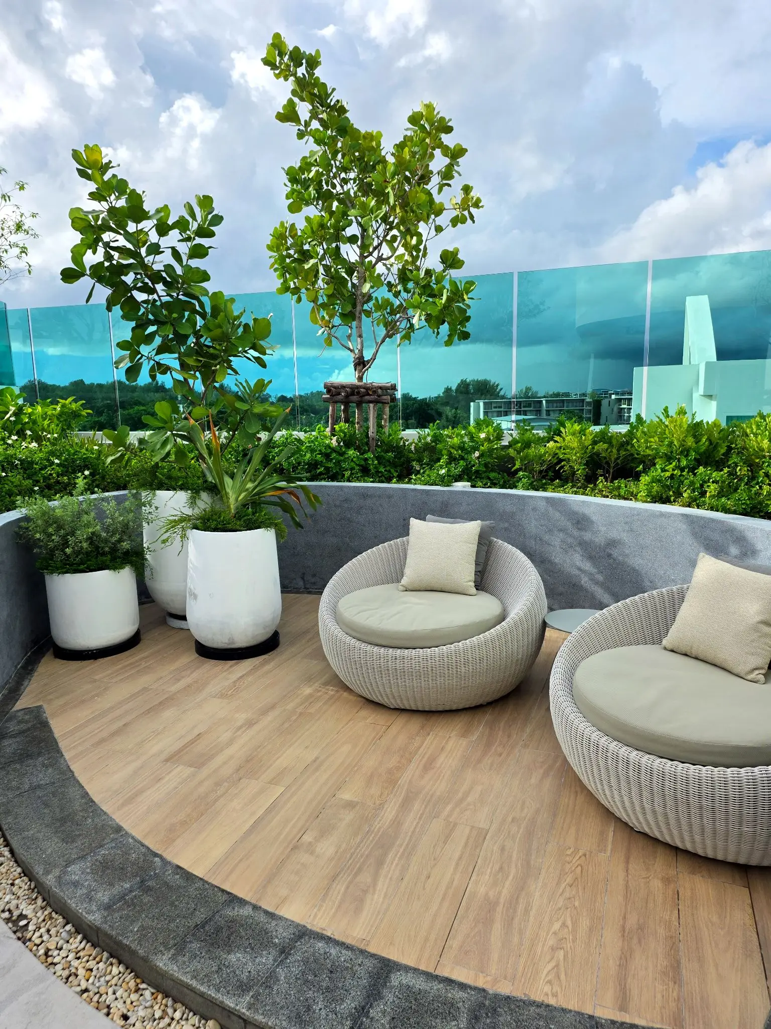 Rooftop terrace
