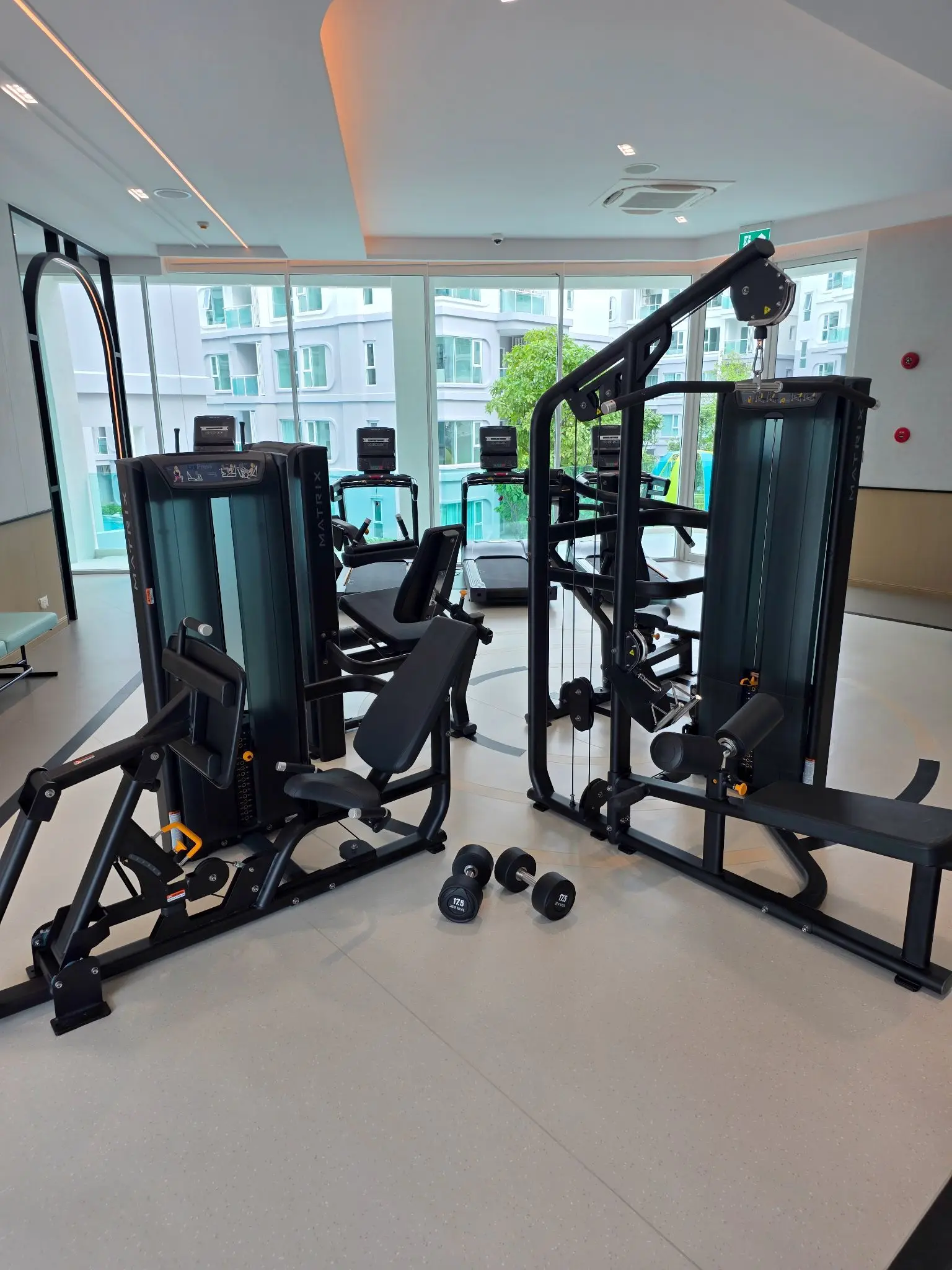 Fitnessraum & Muay-Thai-Ecke